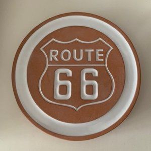 Frankoma Pottery Route 66 Terracotta Trivet